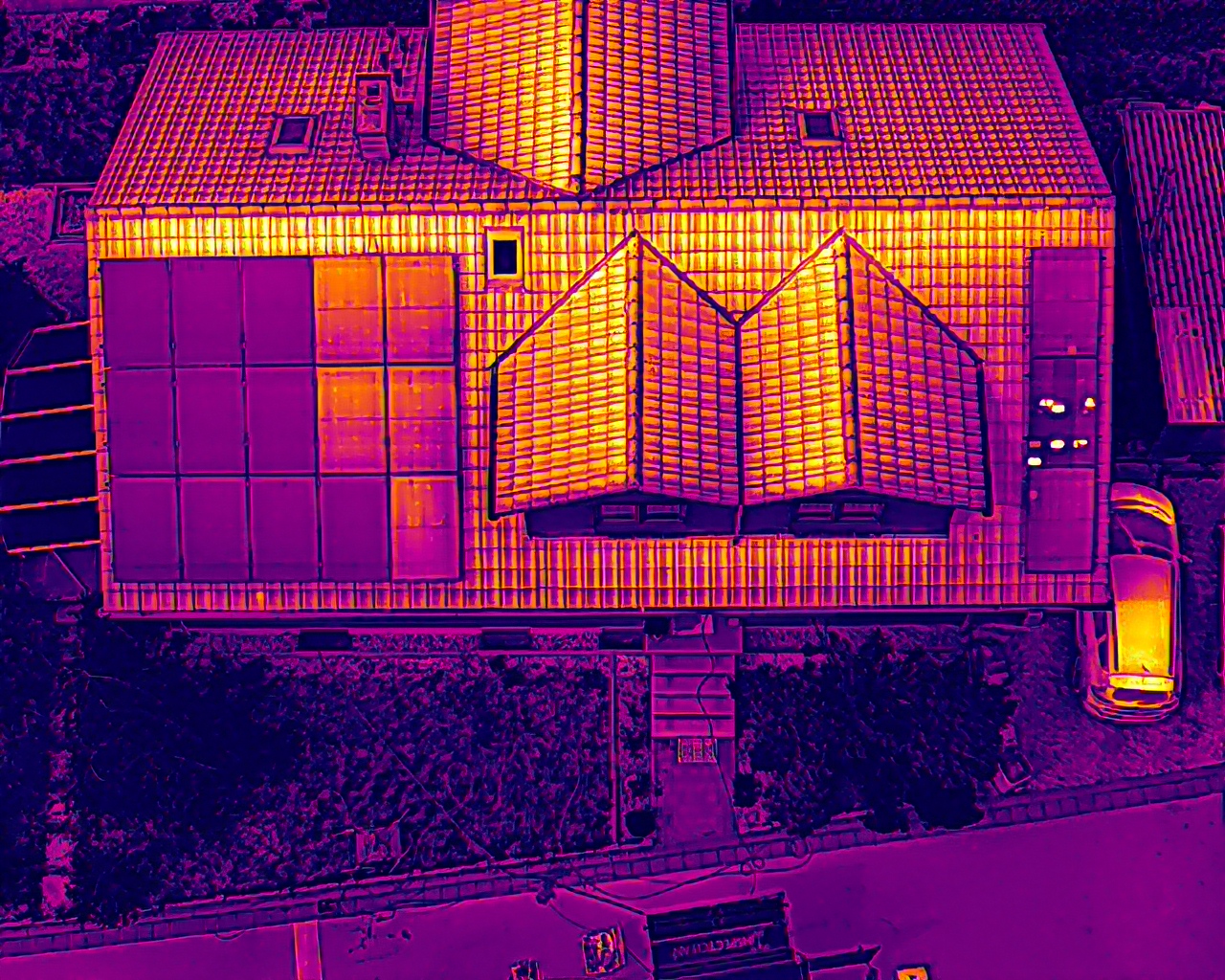 Elektrischer Defekt an einem Solarmodul